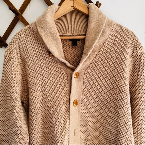 J Crew Cowl Neck Thick Knit Cardigan Sweater - Picture 2 of 8